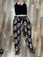 Load image into Gallery viewer, Buttery Soft Sugar Skull Print Joggers with Drawstring
