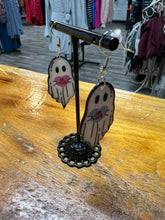 Load image into Gallery viewer, Valentine&#39;s Day Ghost Earrings - Athena&#39;s Fashion Boutique
