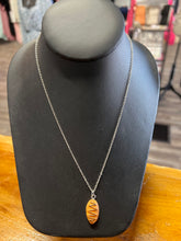 Load image into Gallery viewer, Bread with Chocolate Drizzle .925 Sterling Silver necklace - Athena&#39;s Fashion Boutique
