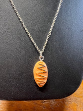 Load image into Gallery viewer, Bread with Chocolate Drizzle .925 Sterling Silver necklace - Athena&#39;s Fashion Boutique
