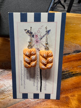 Load image into Gallery viewer, Bread Sterling Silver .925 Hooks Earrings - Athena&#39;s Fashion Boutique
