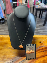 Load image into Gallery viewer, Croissant Charm .925 Sterling Silver Necklace - Athena&#39;s Fashion Boutique
