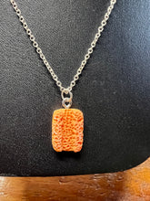 Load image into Gallery viewer, Bread necklace on .925 Sterling Silver Chain - Athena&#39;s Fashion Boutique
