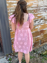 Load image into Gallery viewer, Pink Flower Tea Party Dress
