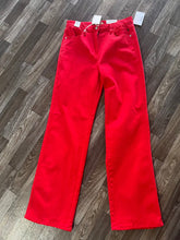 Load image into Gallery viewer, Judy Blue Denim Red High Waisted Jeans
