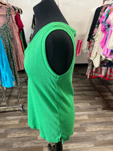 Load image into Gallery viewer, Green V Neck Tank Top
