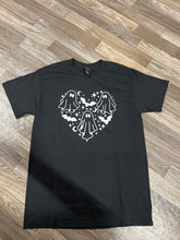 Load image into Gallery viewer, Black Ghosts and Bats Graphic T Shirt

