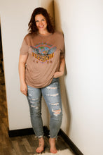 Load image into Gallery viewer, Mocha Freedom 1974 Tour Graphic T Shirt - Athena&#39;s Fashion Boutique
