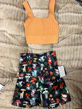 Load image into Gallery viewer, Garden of Mushroom Print Bike Shorts - Athena&#39;s Fashion Boutique

