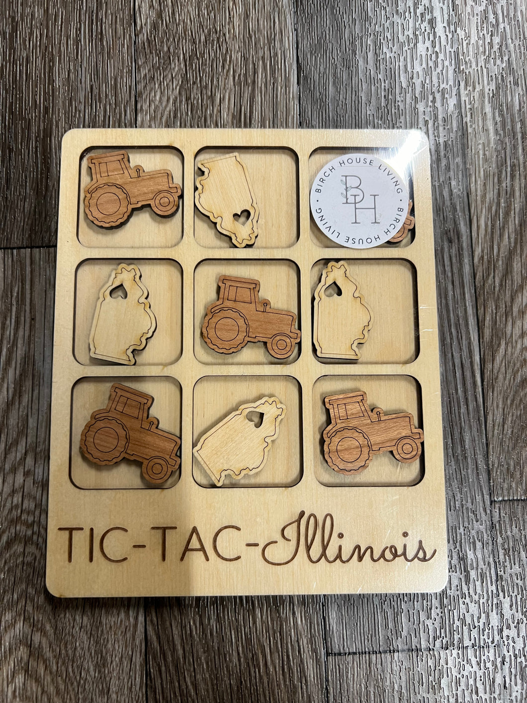 Tic-Tac-Toe Handmade Board Game - Athena's Fashion Boutique
