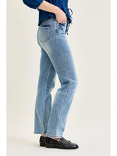 Load image into Gallery viewer, Judy Blue High Waist Tummy Control Contrast Wash Straight Leg Jeans
