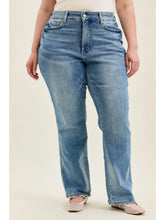 Load image into Gallery viewer, Judy Blue High Waist Tummy Control Contrast Wash Straight Leg Jeans
