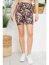 Load image into Gallery viewer, Mushroom Print Bike Shorts - Athena&#39;s Fashion Boutique
