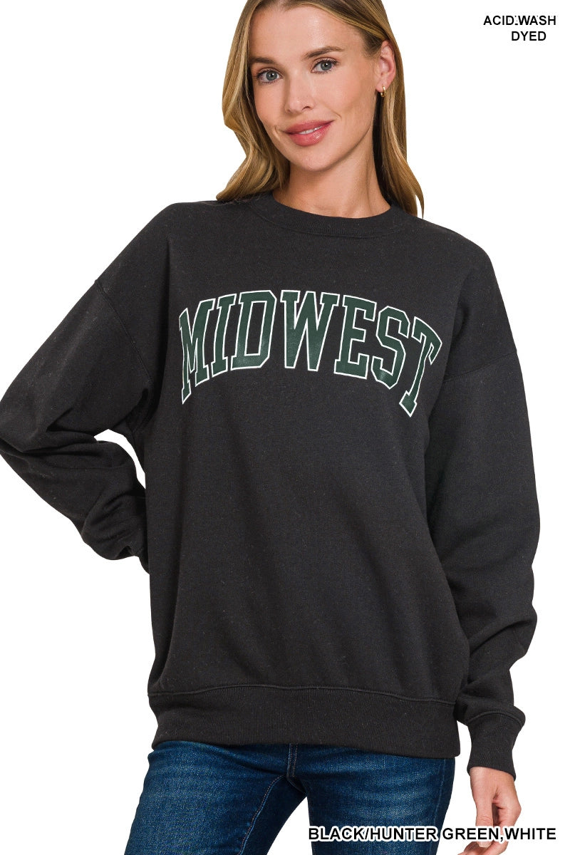 Midwest Printed Fleece Sweatshirt