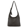 Double Pocket Hobo Handbag with Zipper Closure