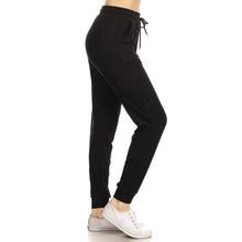 Load image into Gallery viewer, Black  Buttery Soft Relaxed Fit Joggers
