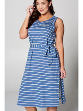 Load image into Gallery viewer, Sleeveless Stripe Midi Dress - Athena&#39;s Fashion Boutique
