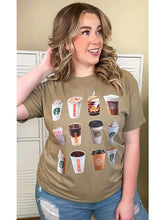 Load image into Gallery viewer, Give Me All the Coffee Graphic T-Shirt
