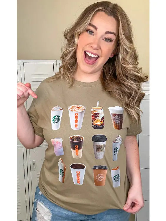 Give Me All the Coffee Graphic T-Shirt