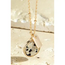 Load image into Gallery viewer, Dalmatian Semi-Precious Stone Necklace
