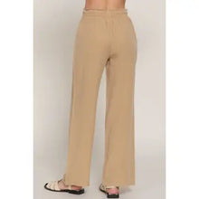 Load image into Gallery viewer, Dark Sands Elastic Waist Tencel Long Pants
