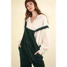 Load image into Gallery viewer, Soft Corduroy Straight Leg Overall Jumpsuit
