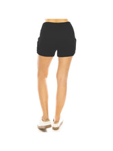 Load image into Gallery viewer, Black Buttery Soft High Waist Harem Shorts
