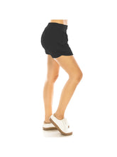 Load image into Gallery viewer, Black Buttery Soft High Waist Harem Shorts
