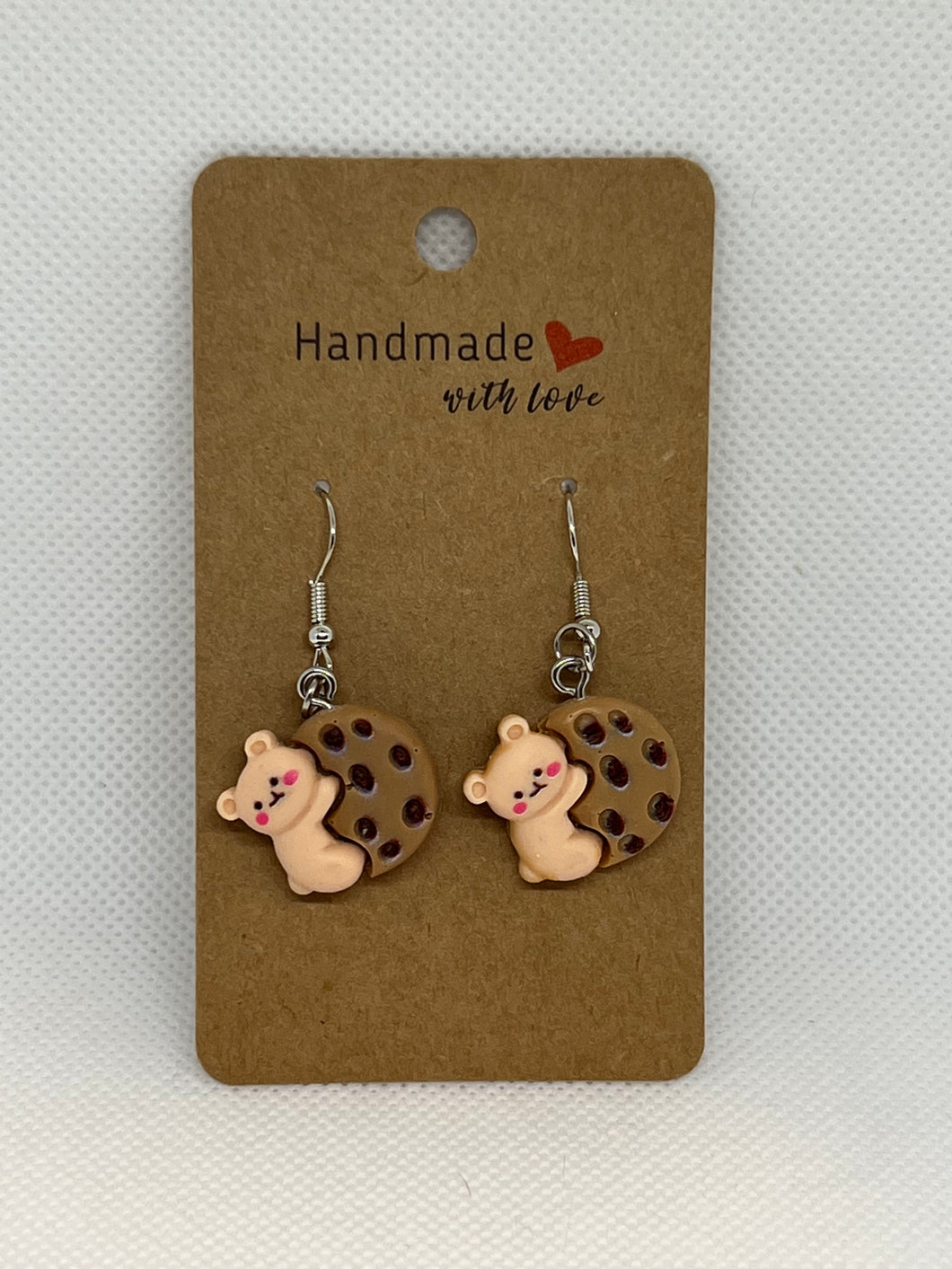 Bear and Cookie Earrings - Athena's Fashion Boutique
