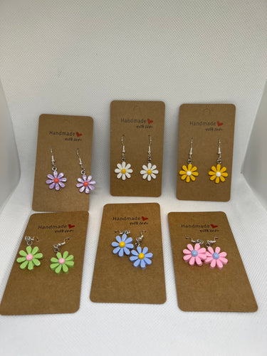 Crazy Daisy Stainless Steel Earrings - Athena's Fashion Boutique