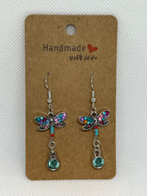 Load image into Gallery viewer, Dragon Fly Stainless Steel Earrings - Athena&#39;s Fashion Boutique
