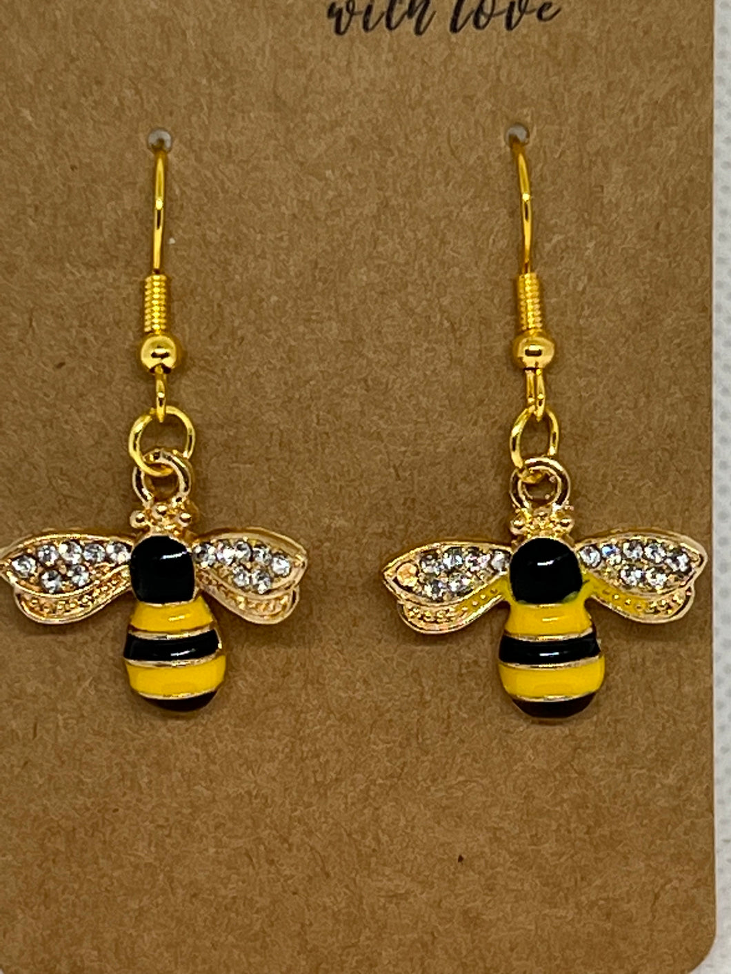 Bumble Bee Earrings - Athena's Fashion Boutique