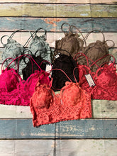 Load image into Gallery viewer, Assorted Color Lace Bralette - Athena&#39;s Fashion Boutique
