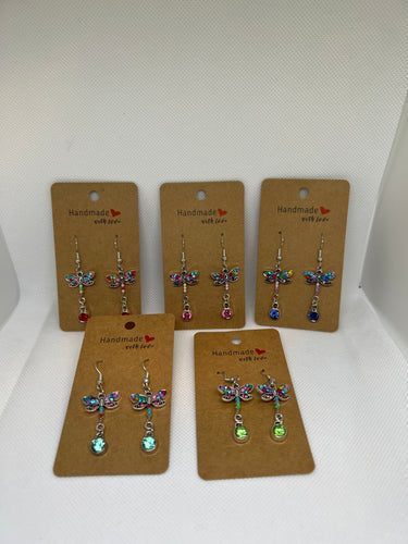 Dragon Fly Stainless Steel Earrings - Athena's Fashion Boutique