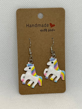 Load image into Gallery viewer, Colorful Unicorn Earrings - Athena&#39;s Fashion Boutique
