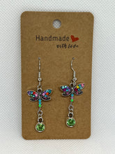 Load image into Gallery viewer, Dragon Fly Stainless Steel Earrings - Athena&#39;s Fashion Boutique
