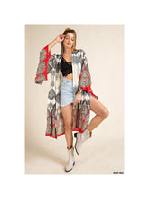 Load image into Gallery viewer, Long Pattern Kimono - Athena&#39;s Fashion Boutique
