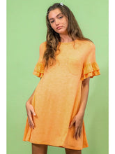 Load image into Gallery viewer, Mango French Terry Pocket Tee Shirt Dress
