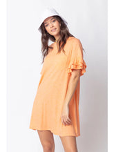 Load image into Gallery viewer, Mango French Terry Pocket Tee Shirt Dress
