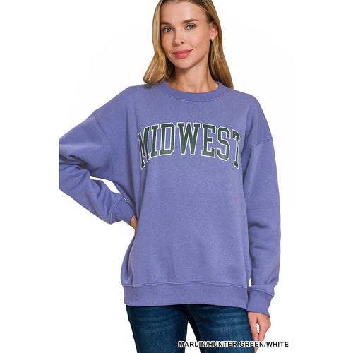 Midwest Printed Fleece Sweatshirt