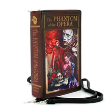 Load image into Gallery viewer, The Phantom of the Opera Book Clutch Bag
