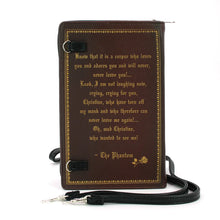 Load image into Gallery viewer, The Phantom of the Opera Book Clutch Bag
