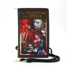 Load image into Gallery viewer, The Phantom of the Opera Book Clutch Bag
