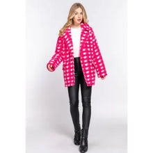 Load image into Gallery viewer, Pink Checkered Coat
