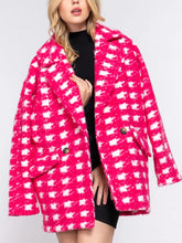 Load image into Gallery viewer, Pink Checkered Coat
