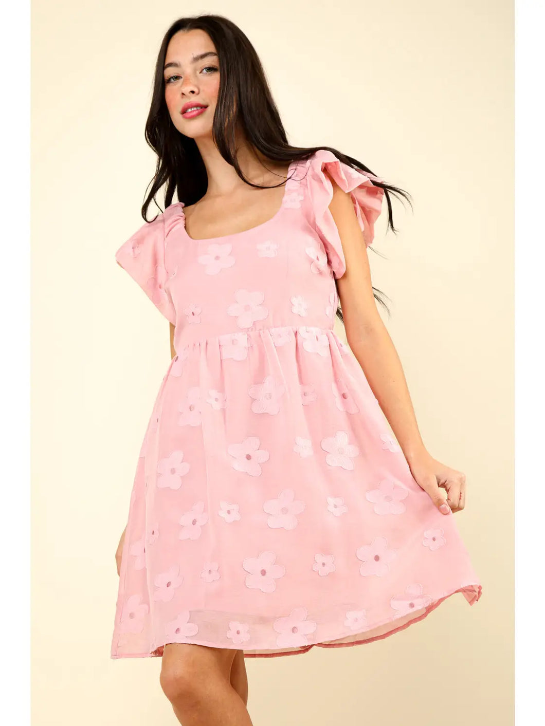 Pink Flower Tea Party Dress