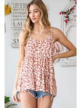 Load image into Gallery viewer, Plus Woven Animal Print Spaghetti Strap Top - Athena&#39;s Fashion Boutique
