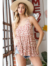 Load image into Gallery viewer, Plus Woven Animal Print Spaghetti Strap Top - Athena&#39;s Fashion Boutique
