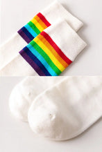 Load image into Gallery viewer, Long Rainbow Knee Socks - Athena&#39;s Fashion Boutique
