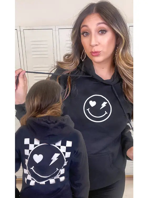 Smile Graphic Hoodie